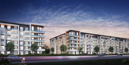 Korsiak Urban Planning - Oakville Portfolio - Dundas Street, Mid-Rise, Greenfield Development - Oakville, Ontario