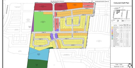 Korsiak Urban Planning - Oakville Portfolio - Burnhamthorpe Road, Greenfield Development - Oakville, Ontario