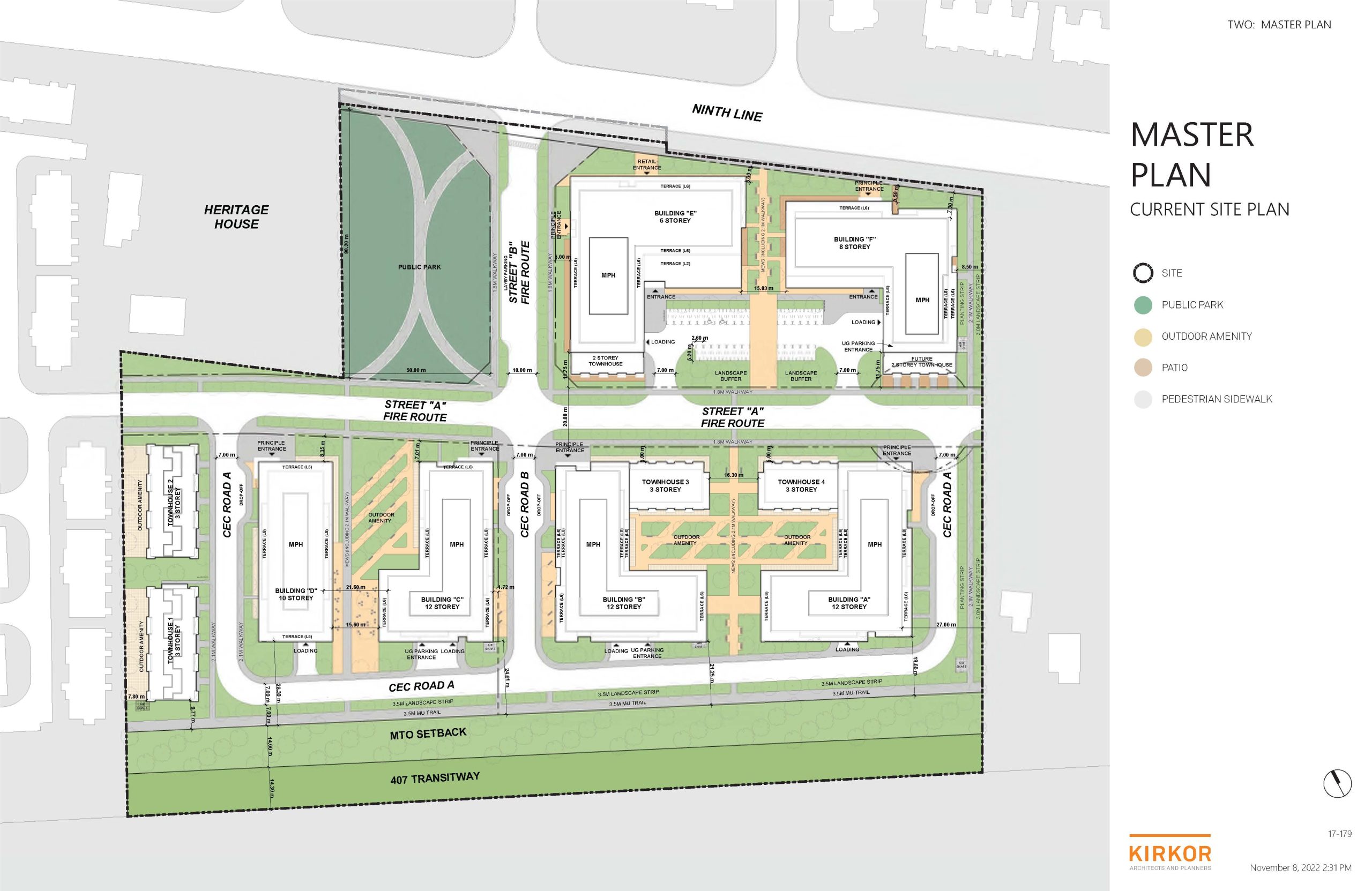 Korsiak Urban Planning - Mississauga Portfolio - Ninth Line, Greenfield Mid-Rise Development - Mississauga, Ontario