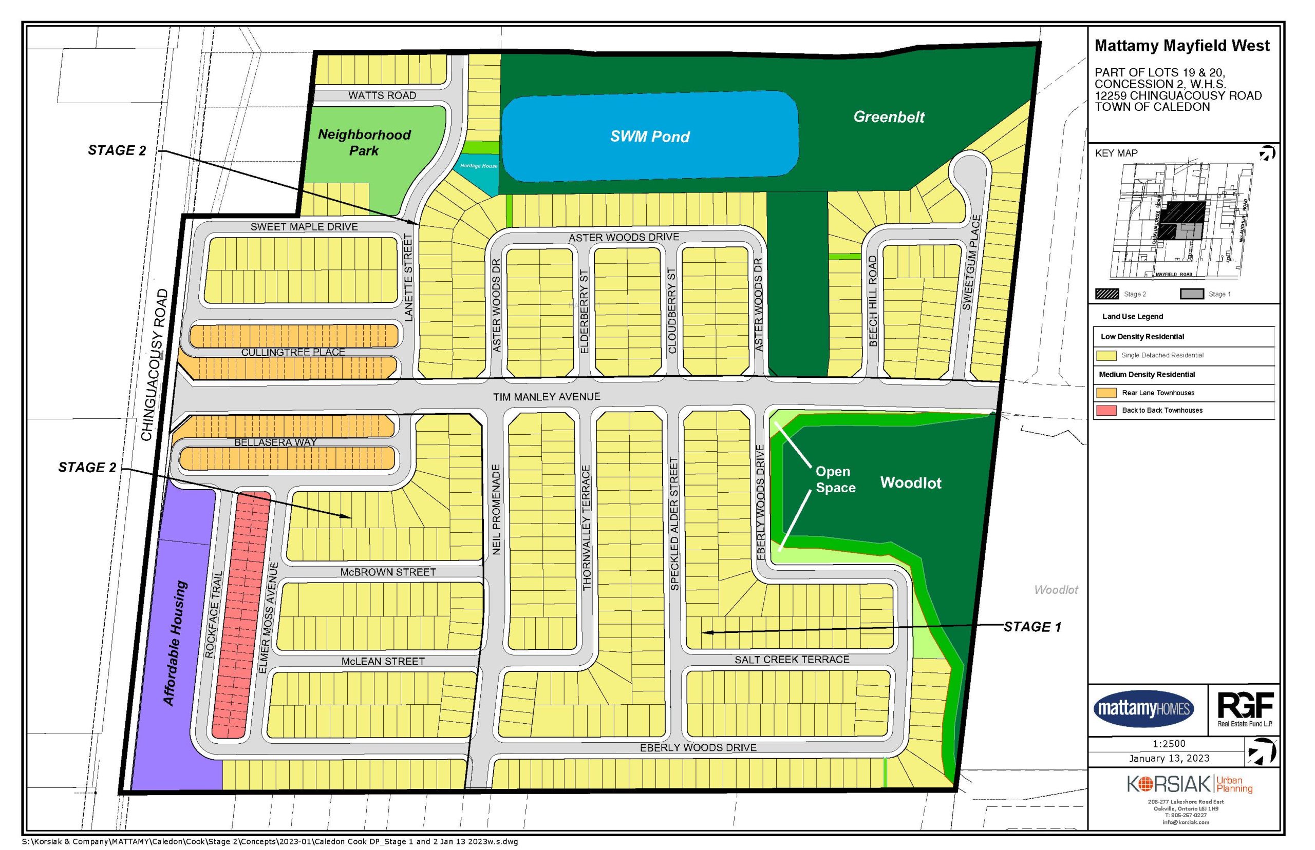 Korsiak Urban Planning - Caledon Portfolio - Chinguacousy Road, Residential Development - Caledon, Ontario
